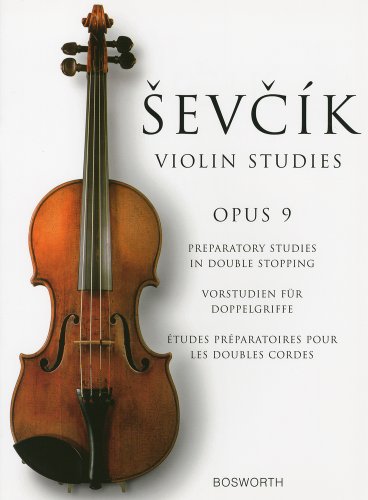 シェフチーク(セヴシック): ダブル・ストップの予備練習 Op.9 (2005年版)/ボスワース社/バイオリン教本
