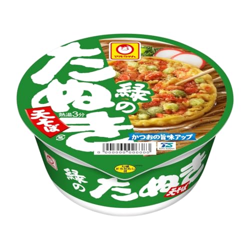 マルちゃん 緑のたぬき天そば 東 ( 101g×12個 / ケース販売 ) カップ麺 そば ( 天揚げ/ 小えび天 ) 関東風だし カップそば 箱買い 東洋水産