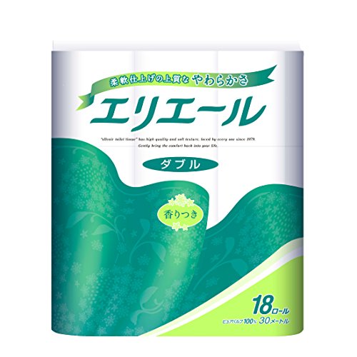 エリエール トイレットペーパー 30m×18ロール ダブル パルプ100% リラックス感のある香り