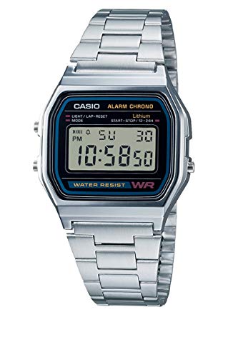 カシオ スタンダード(STANDARD) 腕時計 ブラック メンズ A158WA-1JF