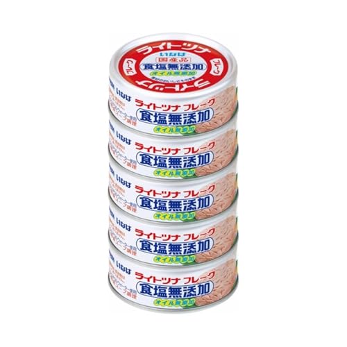 いなば食品 いなば 国産ライトツナ食塩無添加 70g×5缶