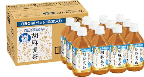 [トクホ] サントリー 胡麻麦茶350m×12本