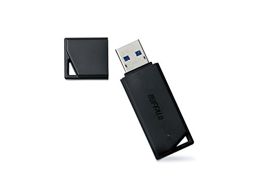 バッファロー USBメモリ 64GB USB3.2(Gen1)/3.1(Gen 1)/3.0/2.0 RUF3-K64GA-BK/N