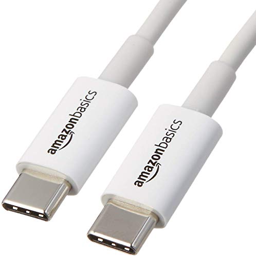 Amazonベーシック USB-Cケーブル ノートパソコン対応 0.9m (USB-C - USB-C 2.0) ホワイト