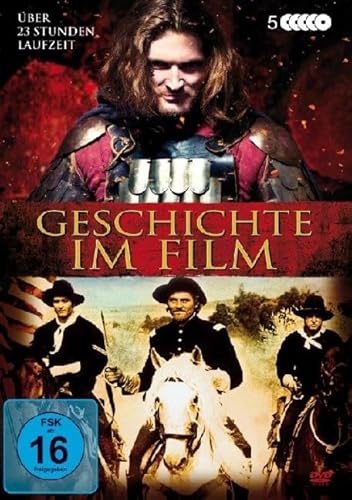 Geschichte im Film - Box / 5DVDs: Im Schatten des Triumphbogens - Abraham Lincoln - Anna Karenina - Henry V - Big Horn - Esther - Malcolm X - Daniel Boone und weitere