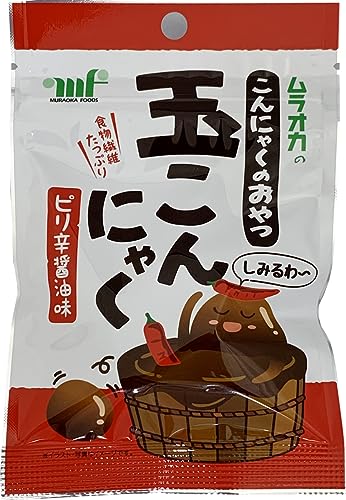 村岡食品工業 おやつ玉こんにゃく ピリ辛醤油味 30g×10袋