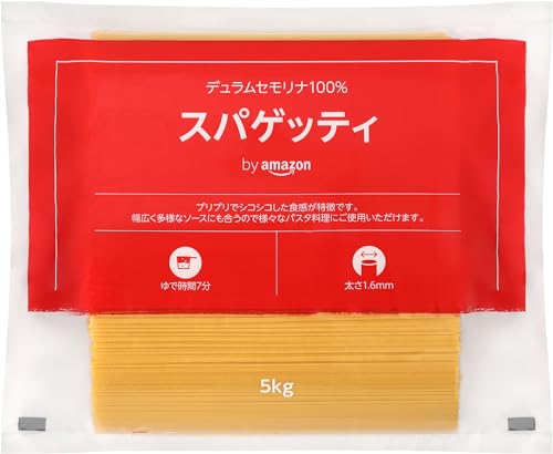 by Amazon スパゲッティ 1.6mm 5kg (Happy Belly)