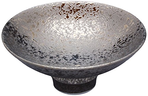 有田焼 田清窯 盃 ぐいのみ おちょこ (中) 銀彩 約直径8.5×高さ4cm 容量約40ml 日本製 T382