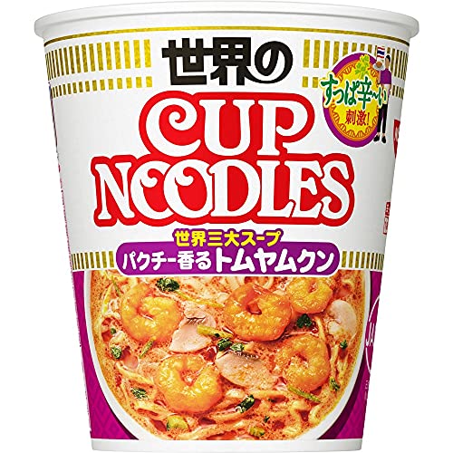 カップヌードル パクチー香るトムヤムクンヌードル [世界三大スープ] 日清食品 カップ麺 75g×12個