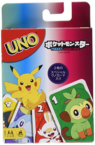 マテルゲーム(Mattel Game) ウノ(UNO) ウノ ポケットモンスター カードゲーム パーティーゲーム 2~10人用 7歳から GNH17