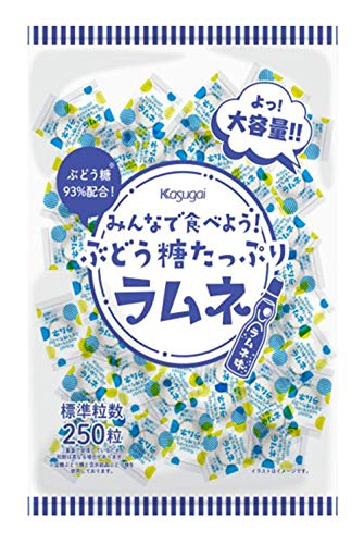 春日井製菓 みんなで食べよう!ぶどう糖たっぷりラムネ 550g パック