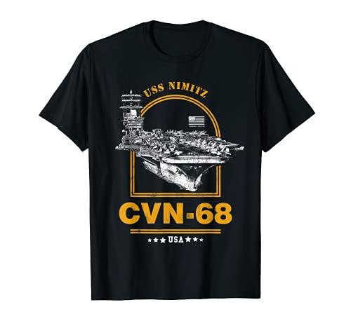 アメリカ海軍航空母艦 CVN-68 ニミッツ (USS Nimitz) Tシャツ