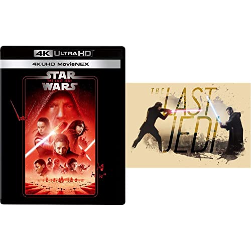 【Amazon.co.jp限定】スター・ウォーズ/最後のジェダイ 4K UHD MovieNEX [4K ULTRA HD+ブルーレイ+デジタルコピー+MovieNEXワールド] (オリジナルポストカード付き)(メーカー特典:オリジナル・ノート [ルーカスフィルム設立50周年記念 スター・ウォーズ キャンペーン]付き)[Blu-ray]