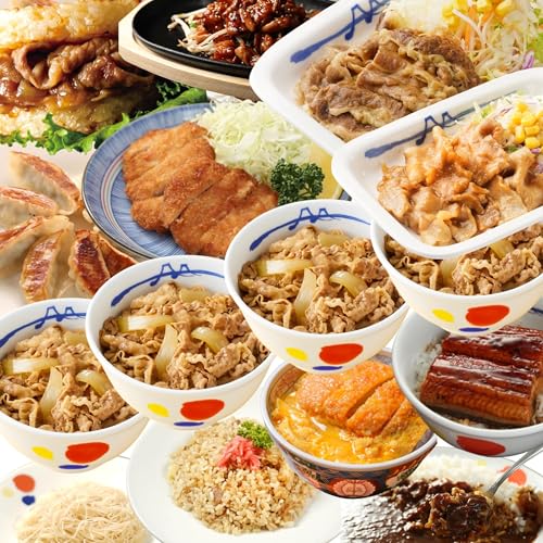 【松屋人気商品詰め合わせシリーズ】18種類21食入り！！2025 松屋スペシャル福袋 ！！！※プレミアム牛めしの具3食、乳酸菌入り牛めしの具1食、糖質50％OFF牛めしの具1食、豪州産牛めしの具1食、国産牛めしの具1食、豚めしの具1食、オリジナルカレー2食、牛めしバーガー1食、チーズ牛めしピラフ1食、牛カルビ焼肉1食、旨塩ダレ牛焼肉1食、豚生姜焼き1食、牛ホルモン焼き1食、ロースかつ1食、ヒレカツ丼の具1食、焼きビーフン1食、松軒焼き餃子1袋（5個入り）、うなぎ1食（冷凍食品 保存食 一人暮らし 肉 グルメ 食事 セット 冷凍 惣菜 まつや 仕送り 非常食 ご飯のお供 ）