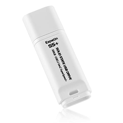 【Amazon限定ブランド】 Espeon SS+ 500GB 外付SSD (USBメモリ) USB 3.2 Gen2 UASP SuperSpeed+, 最大読出速度600MB/s、最大書込速度500MB/s - ESP3SP500SS