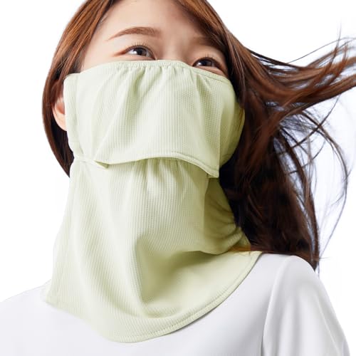 [YAKeNU UV CUT MASK] 日焼け防止フェイスカバー ヤケーヌスタンダード（マジック式） (ベージュ)