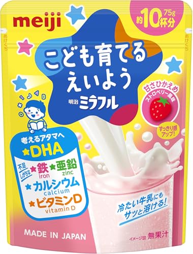 明治ミラフル こども育てるえいよう ストロベリー風味(約10杯分) 粉末飲料