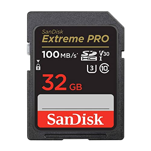 【 サンディスク 正規品 】 SDカード 32GB SDHC Class10 UHS-I V30 読取最大100MB/s SanDisk Extreme PRO SDSDXXO-032G-GHJIN 簡易デザインパッケージ メーカー無期限保証