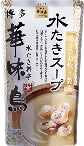 トリゼンフーズ 博多華味鳥 水たきスープ 600g ×4個