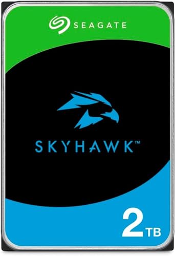 Seagate SkyHawk 3.5インチ 【データ復旧 3年付】 2TB 内蔵 ハードディスク HDD CMR 3年保証 6Gb/s 256MB 5400rpm ネットワーク 監視 カメラ ビデオレコーダー ST2000VX017