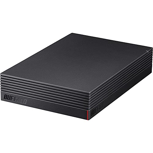 【Amazon.co.jp限定】バッファロー CMR HDD採用 外付けハードディスク 4TB テレビ録画/PC/PS4/4K対応 バッファロー製nasne™対応 静音&コンパクト 日本製 故障予測 みまもり合図 HD-ACD4U3