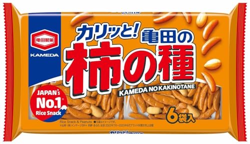 【Amazon.co.jp限定】亀田製菓 亀田の柿の種6袋詰 180g×6袋