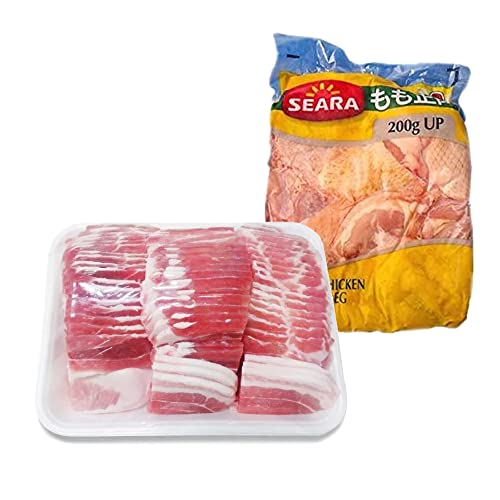 豚肉 小間切れ 1kg & 鶏もも肉 2kg 最強コスパセット お得 合計3kg 豚肉 鶏肉 焼肉用 生姜焼き用 炒め用 モモ肉 冷凍 まとめ買い（小間切れ1kg + 鶏モモ肉2kg）