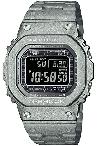 [カシオ] 腕時計 ジーショック 正規品 Bluetooth搭載 フルメタル 電波ソーラー G-SHOCK 40th Anniversary RECRYSTALLIZED SERIES GMW-B5000PS-1JR メンズ シルバー