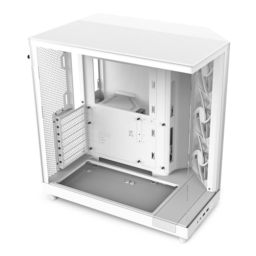 NZXT H6 Flow White ミドルタワーケース