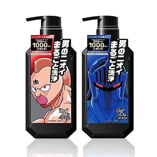 デ・オウ 薬用クレンジングウォッシュ ポンプタイプ 520mL 2P（キン肉マン+ロビンマスク）