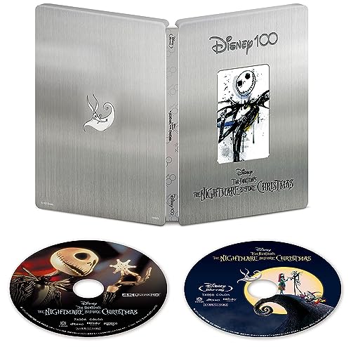 【Amazon.co.jp限定】ナイトメアー・ビフォア・クリスマス 4K UHD Disney100 スチールブック [4K ULTRA HD+ブルーレイ] [Blu-ray]