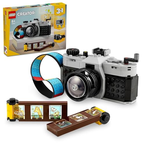 レゴ(LEGO) クリエイター レトロなカメラ おもちゃ 玩具 プレゼント ブロック 男の子 女の子 子供 7歳 8歳 9歳 10歳 小学生 カメラ 知育 クリエイティブ 31147