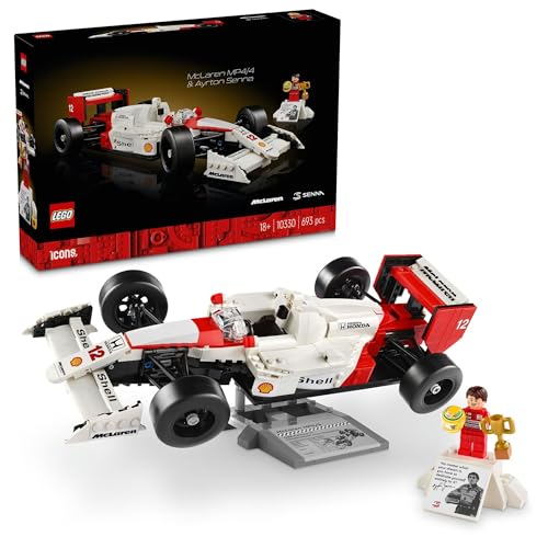 レゴ(LEGO) アイコン マクラーレン MP4/4 ＆アイルトン・セナ F1 セナ 車 プラモデル ミニカー おもちゃ 玩具 プレゼント ブロック 大人 インテリア 10330
