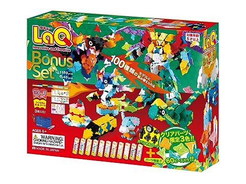 Yoshiritsu LaQ 知育玩具 ブロックおもちゃ ボーナスセット 2023(1160pcs+SP40) L008428