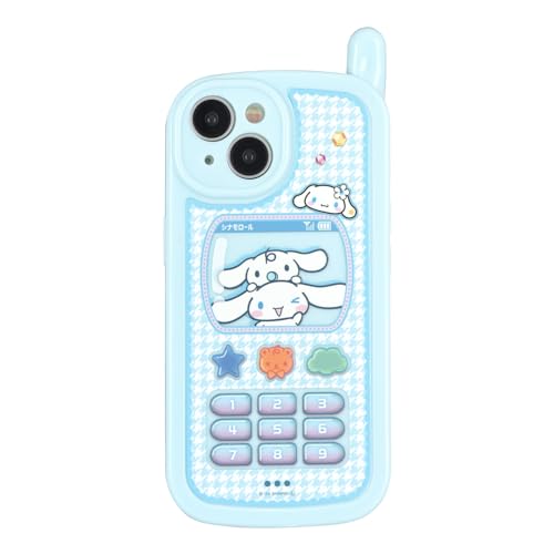 グルマンディーズ サンリオキャラクターズ iPhone 15 / 14 / 13 対応 レトロガラケー風ケース シナモロール SANG-382CN