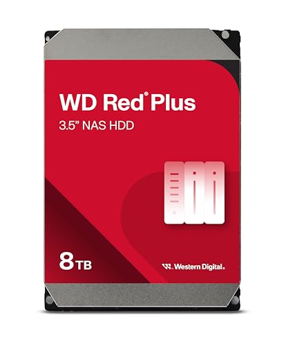 【Amazon.co.jp限定】Western Digital ウエスタンデジタル WD Red Plus 内蔵 HDD ハードディスク 8TB CMR 3.5inch SATA 5640rpm キャッシュ256MB NAS WD80EFPX-AJP エコパッケージ 【国内正規代理店】