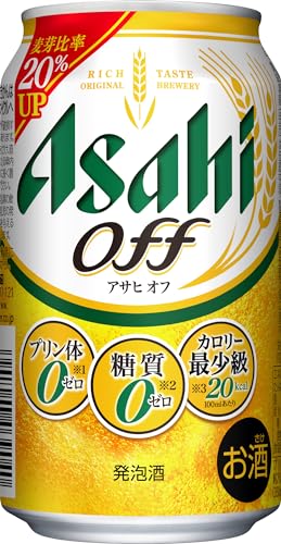 【糖質ゼロ/プリン体ゼロ/カロリー最小級】【発泡酒】アサヒ オフ[ ビール 350ml×24本 ]