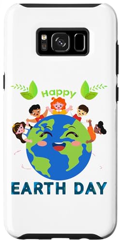 Galaxy S8+ Funny Quote Happy Earth Day Cute Kids Cool Environment Party スマホケース