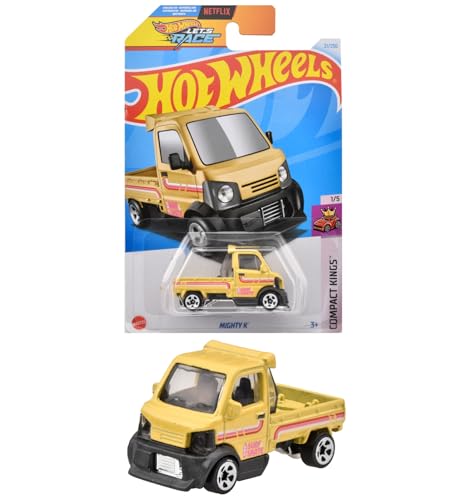 ホットウィール(Hot Wheels) ベーシックカー マイティ K 乗り物おもちゃ ミニカー 3歳から イエロー HXR00