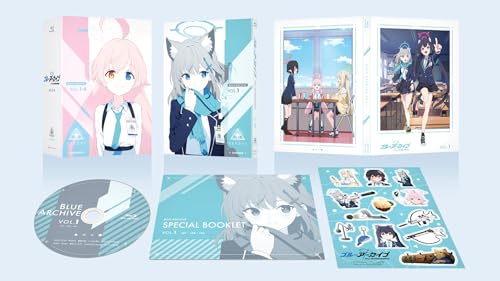 【Amazon.co.jp限定】ブルーアーカイブ The Animation 第1巻 (Amazon限定特典:1巻~4巻全巻購入特典 描き下ろしA5キャラファイングラフ+アクリルキーホルダー(カヨコ、ハルカ)引換シリアルコード付き) (メーカー特典:フォトカード(超ティザー)(アロナ)1枚付き) [Blu-ray]