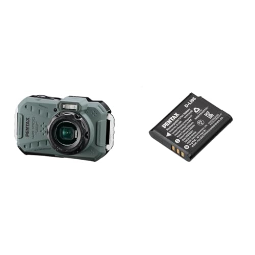 ペンタックス PENTAX WG-1000 オリーブ【バッテリーセット】本格防水デジタルカメラ 15m防水 (連続1時間) 2m耐衝撃 防塵仕様 2162