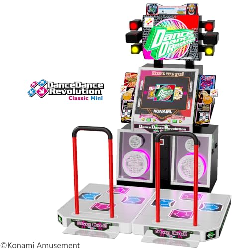 【KONAMIライセンス ゲーム機】 DanceDanceRevolution Classic Mini ミニダンスゲーム機 ダンレボ KONAMI正規版レトロゲームの3タイトルを収録 5インチLCDスクリーン HDMI大画面出力 懐かし楽曲収録