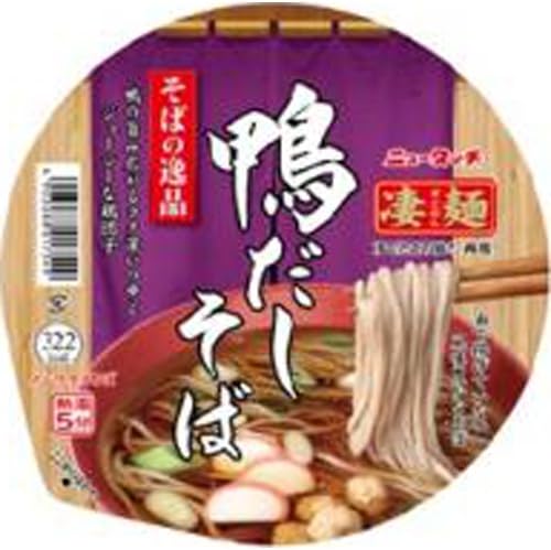 ヤマダイ 凄麺 そばの逸品 鴨だしそば 117g×12個入