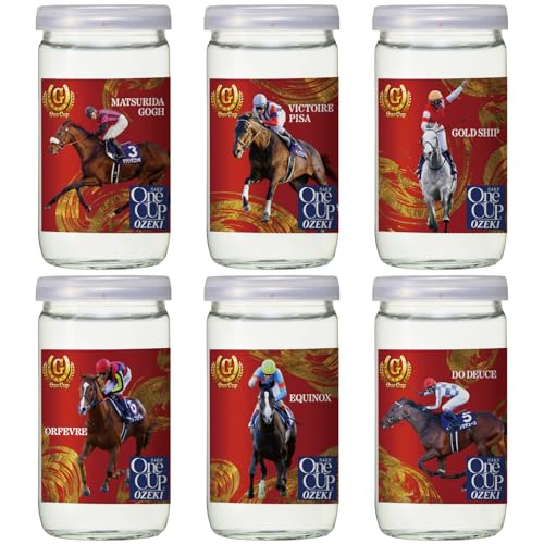 大関 上撰ワンカップ（G-OneCupグランプリ） 競走馬ラベル 競馬 G1 6デザイン×30本 コンプリート版 180ml×30本