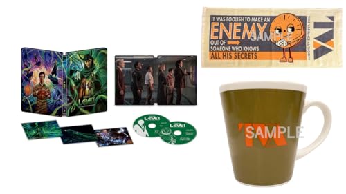 【Amazon.co.jp限定】ロキ　シーズン2 4K UHD コレクターズ・エディション スチールブック（数量限定）[Blu-ray]　マグカップ＆フェイスタオル付きコレクション