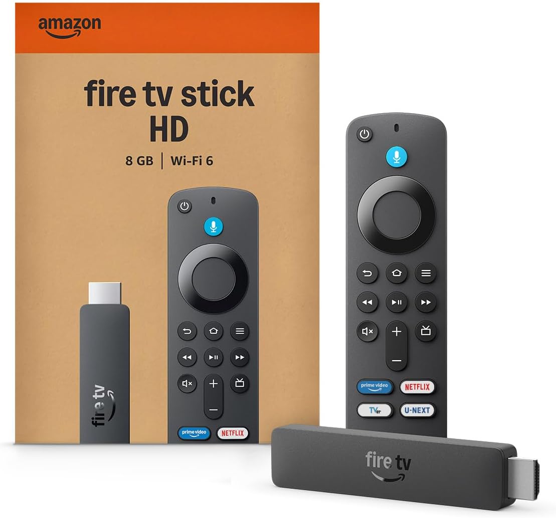 【New】Amazon Fire TV Stick HD | 手軽にストリーミングをはじめよう | ストリーミングメディアプレイヤー