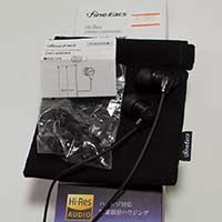 TSH-HR500K 「fine Ears ハイレゾ対応 ステレオイヤホン ブラック」