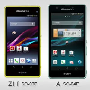 Xperia Z1 f と Xperia A の比較